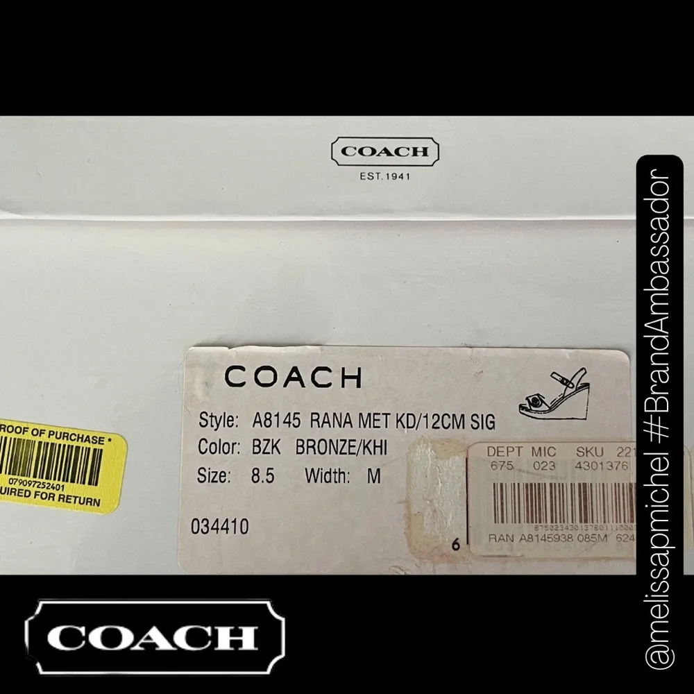 🌸 Host Pick 🌸 Coach Rana Wedge - Picture 10 of 11